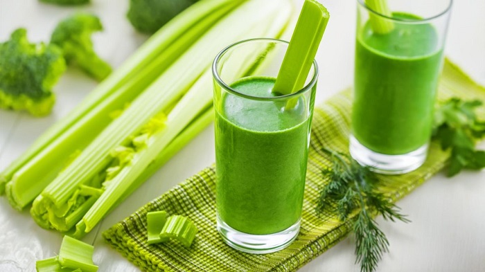 Drinking Celery Juice in the Morning